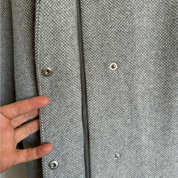 LAUREN by Ralph Lauren Gray Zipper Jacket - Picture 6 of 17